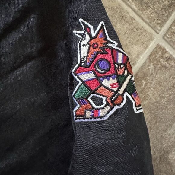 Vintage Y2K NHL Phoenix Coyotes Spotlight Reversible Jacket Pullover Size XL - Picture 7 of 15